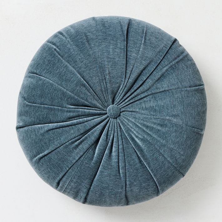 Classic Velvet Tufted Round Pillow | West Elm (US)