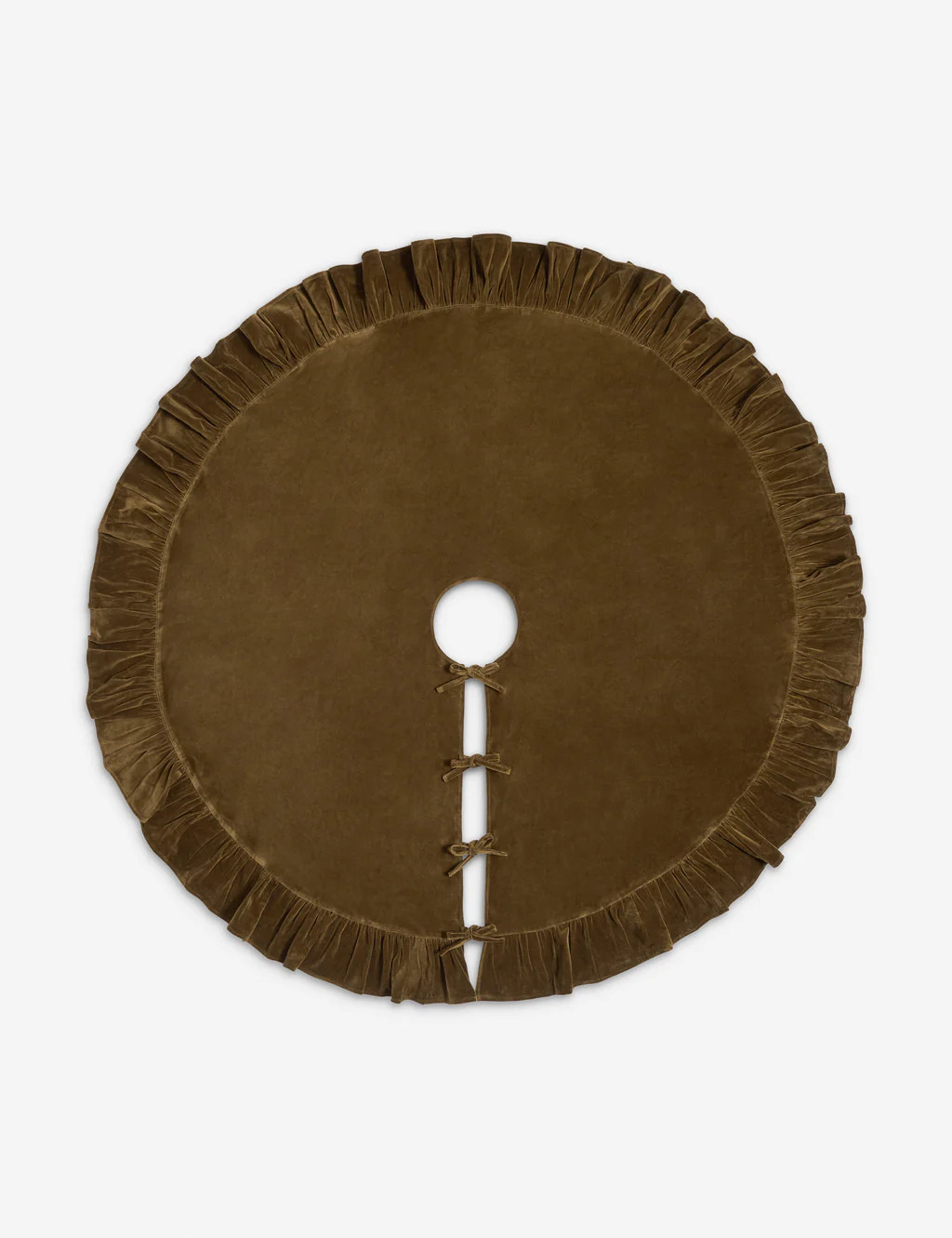 Mauree Velvet Tree Skirt | Lulu and Georgia 