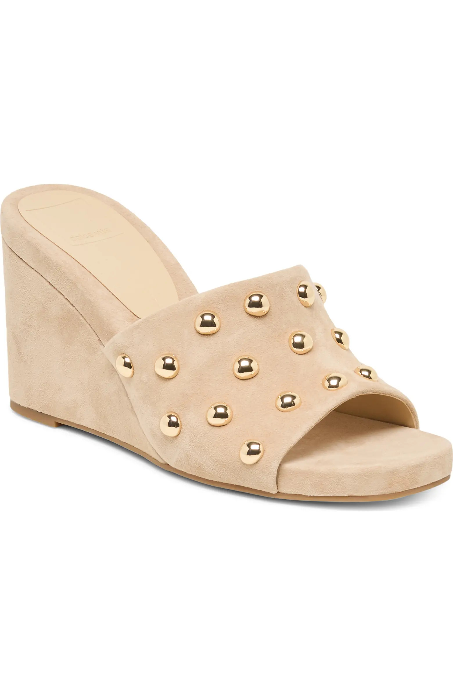 Holta Stud Wedge Sandal (Women) | Nordstrom