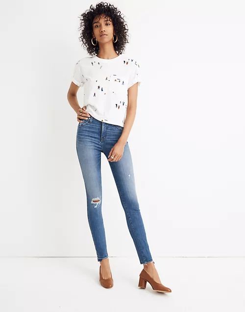 Petite 10" High-Rise Skinny Jeans: Drop Step-Hem Edition | Madewell