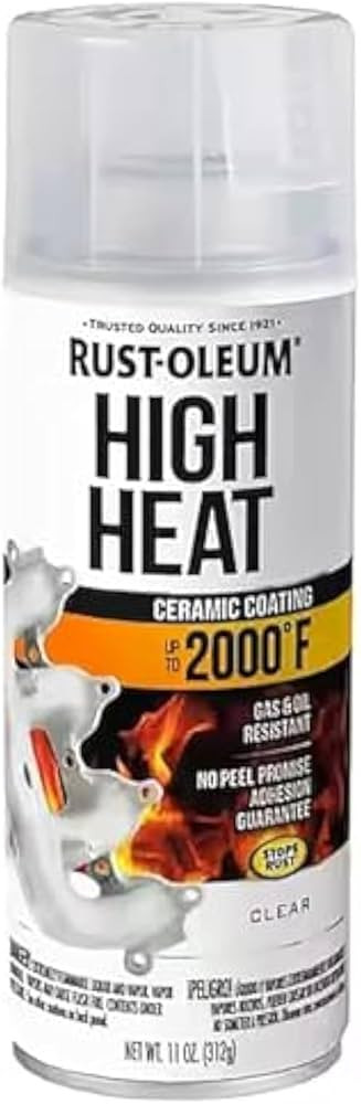 Rust-Oleum 260771 Automotive High Heat Spray Paint, 11 oz, Clear | Amazon (US)