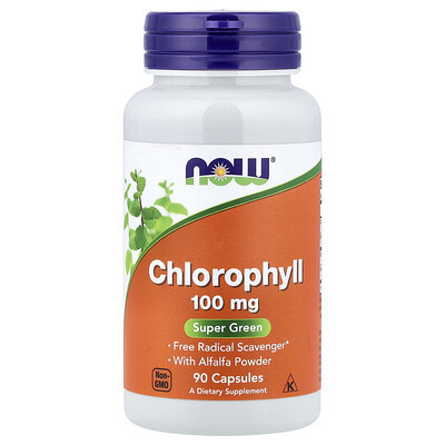 NOW Foods, Chlorophyll, 90 Capsules | iHerb