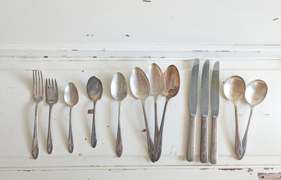 Vintage Silverware Set | Etsy (US)