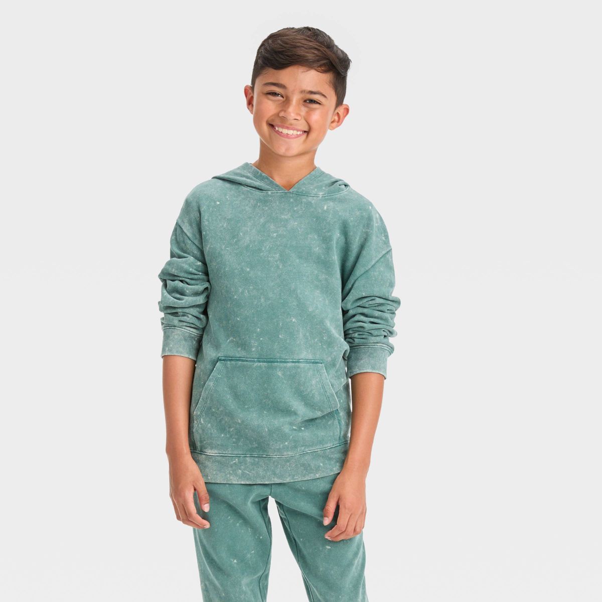 Boys' Light Wash Pullover Sweatshirt - Cat & Jack™ | Target