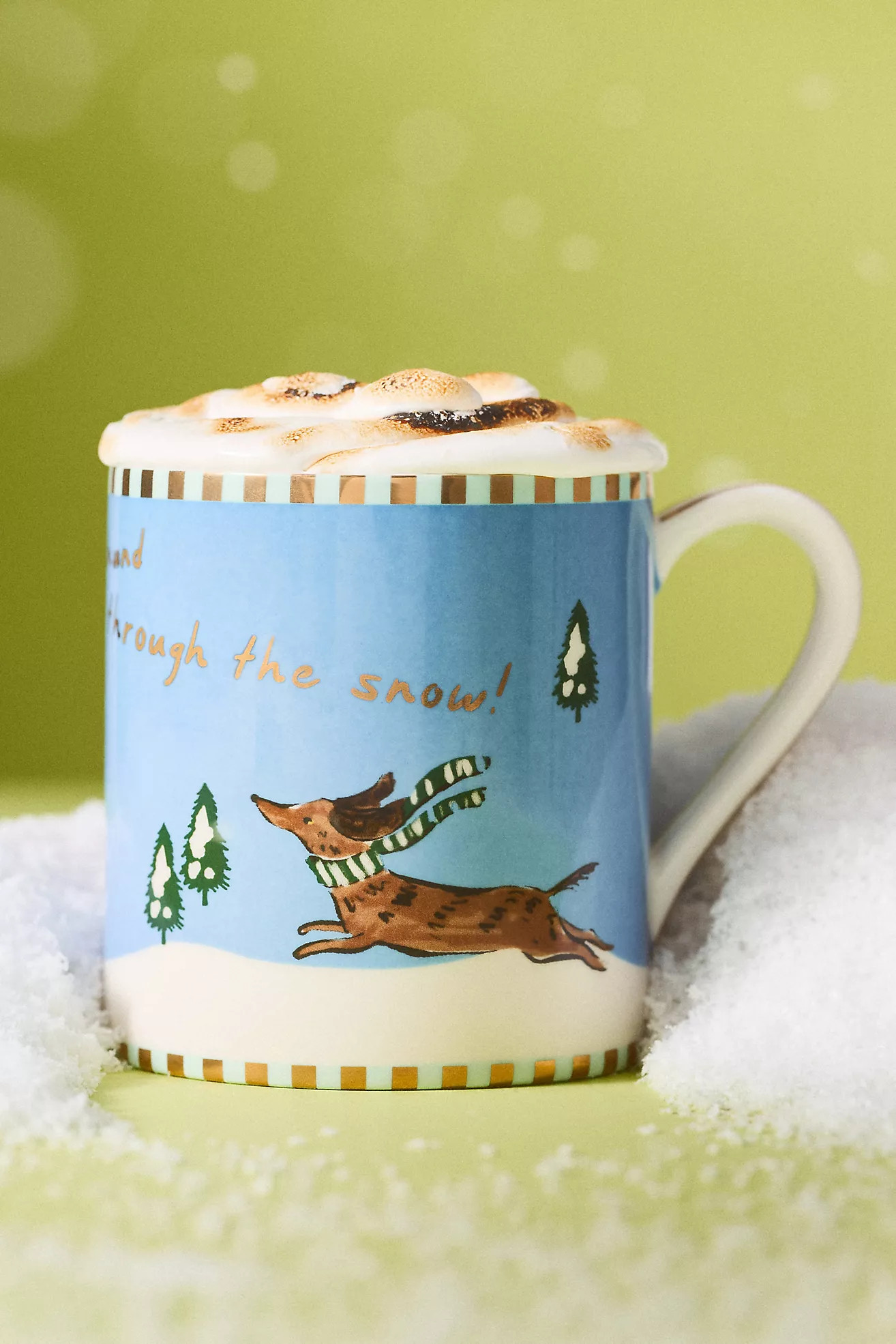 Caroline Holiday Creature Comforts Mug | Anthropologie (US)