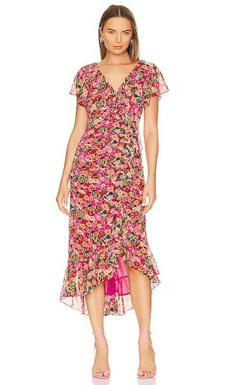 Vilma Dress in Red Multi Floral | Revolve Clothing (Global)