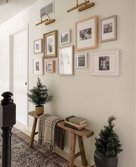 Ways to fill a blank wall (and a great last minute gift idea!): curated gallery wall. This is our family gallery wall in our upstairs hallway. 

#LTKGiftGuide #LTKHoliday #LTKhome