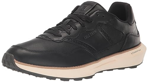 Cole Haan Mens Grandpro Ashland Sneaker, Black/Ivory, 9-W US | Amazon (US)