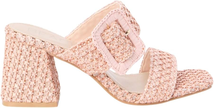 BEACH by Matisse Womens Lucy Block Casual Sandals Casual High Heel 3" & Up - Beige | Amazon (US)