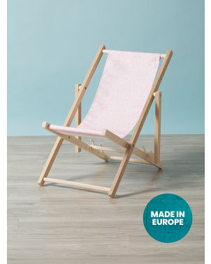 29in Kids Leopard Print Deck Chair | Big Ticket Shop | HomeGoods | HomeGoods