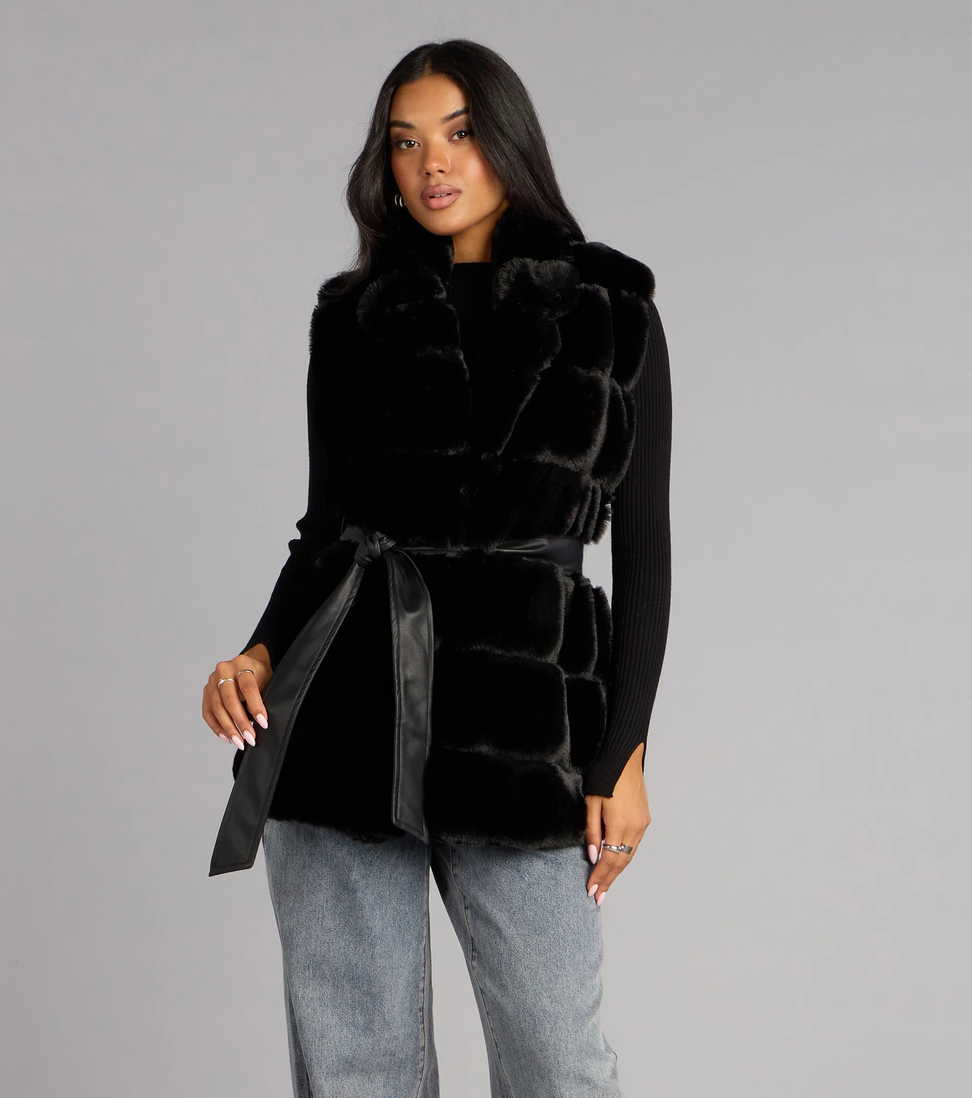 Luxe Lineup Faux Fur Vest | Windsor Stores