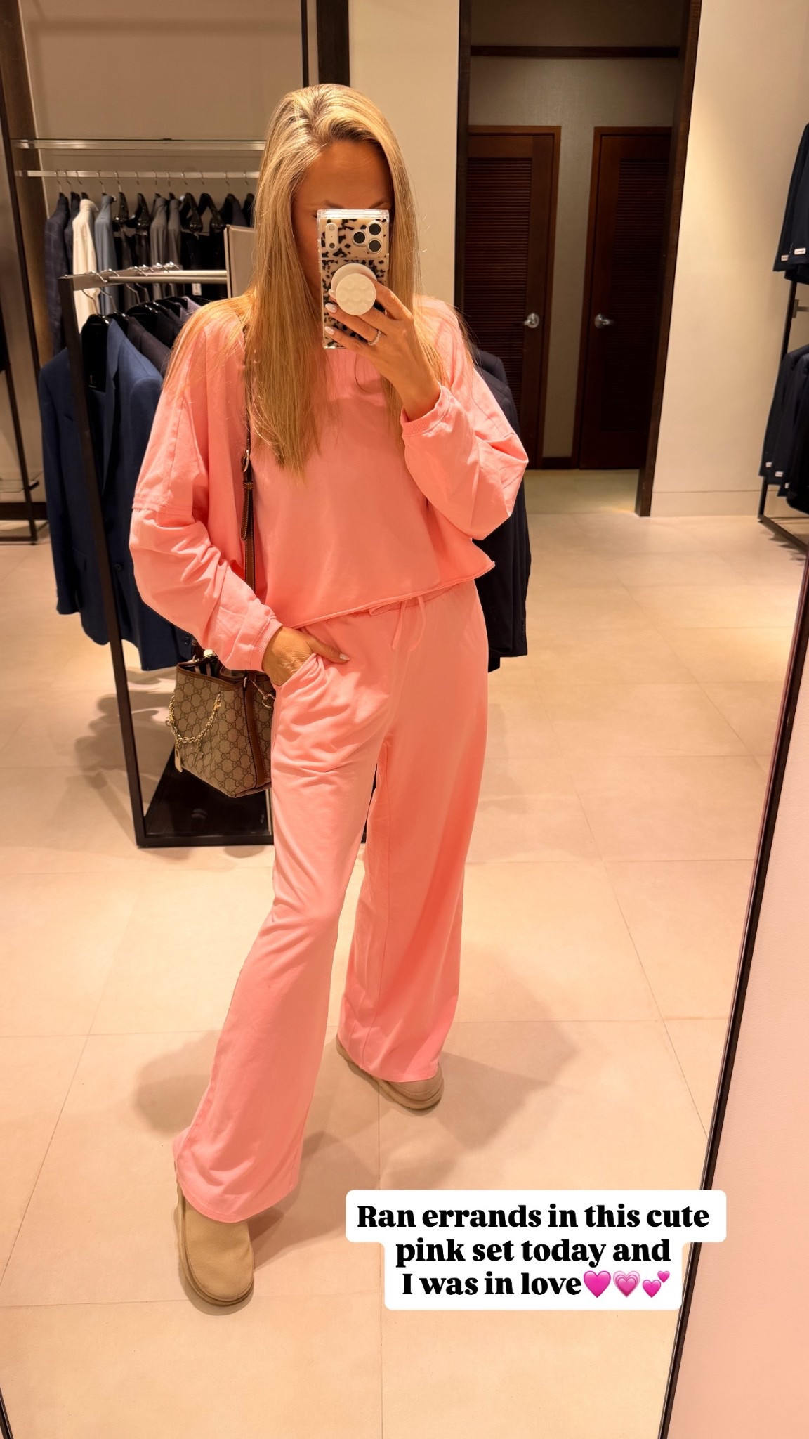 The softest, most comfy pink set wearing a small runs oversize

#LTKootd #LTKOver40 #LTKmomlife