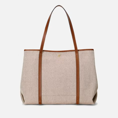 Lauren Ralph Lauren Emerie Canvas Tote Bag | Coggles | Coggles (Global)