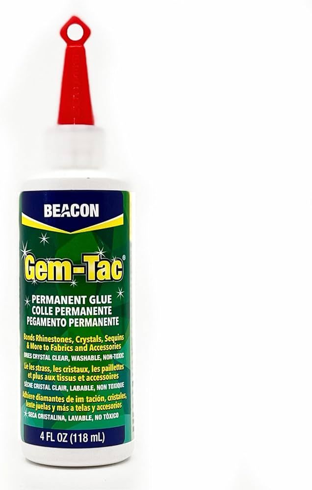 BEACON Gem-Tac Premium Quality Adhesive for Securely Bonding Rhinestones and Gems - Water-Based, ... | Amazon (US)