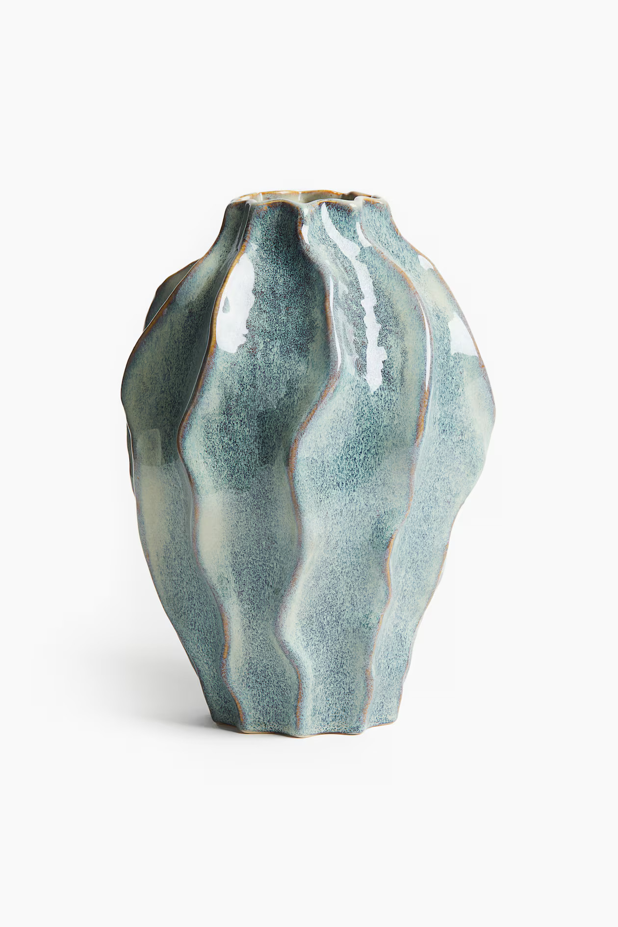 Extra-large stoneware vase - Turquoise - Home All | H&M GB | H&M (UK, MY, IN, SG, PH, TW, HK)