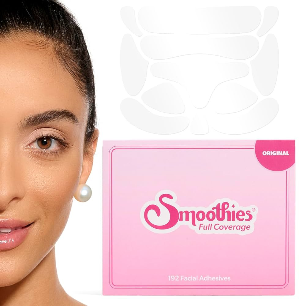Smoothies Full Coverage Wrinkle Patches for Face Overnight - Facial Patches for Forehead, Elevens... | Amazon (US)