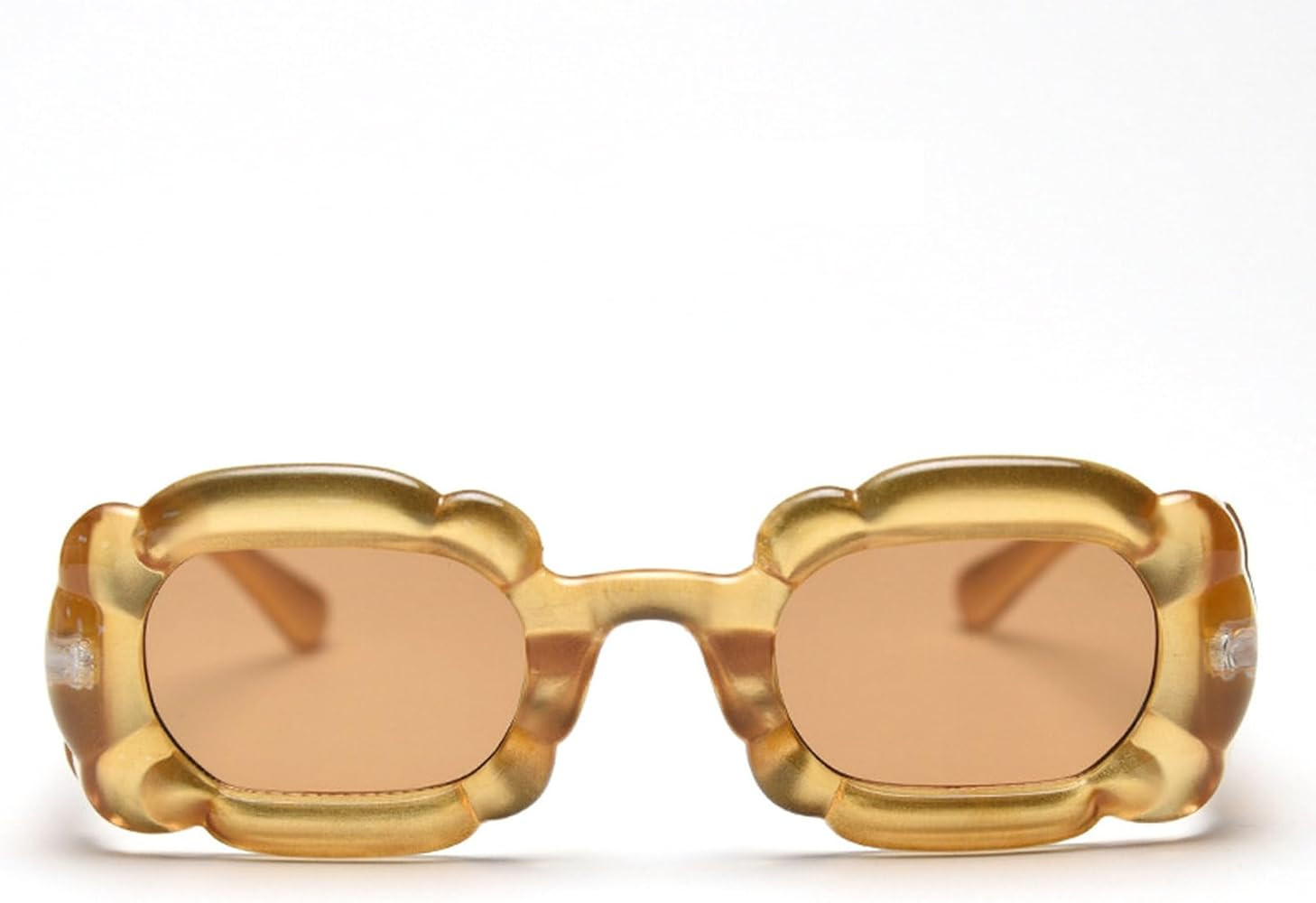 laureles Fashion Y2K Sun Glasses Women Flower Square Sunglasses Men Punk Rectangle Gradient Shades UV400 | Amazon (US)