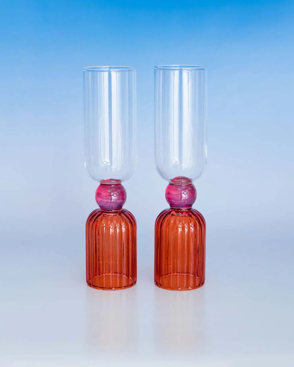 Tipsy Turvy Bar Glass Set - Pink | ban.do