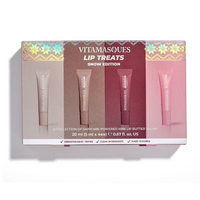 Vitamasques Lip Treats Snow Edition - 4ct | Target