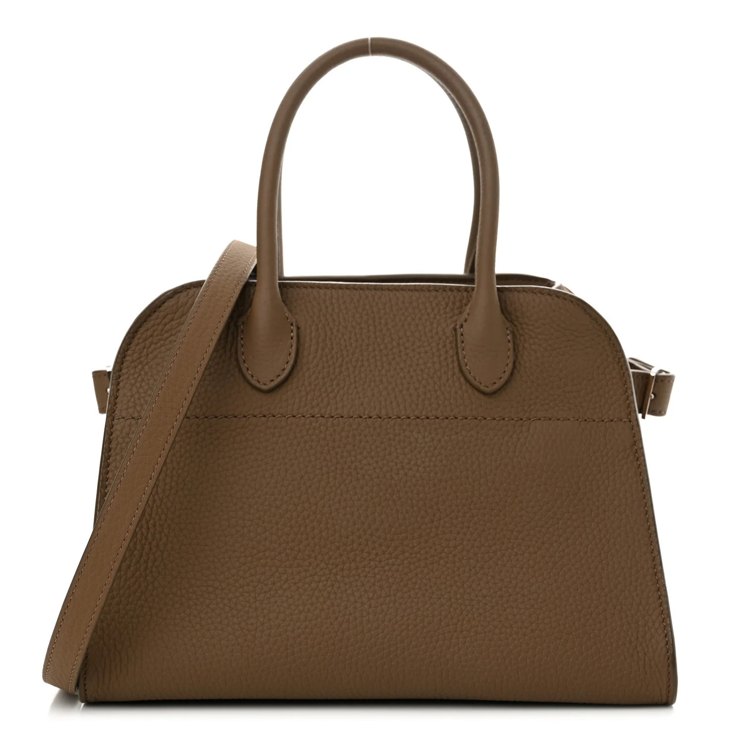 Grained Calfskin Soft Margaux 10 Bag Taupe | FASHIONPHILE (US)