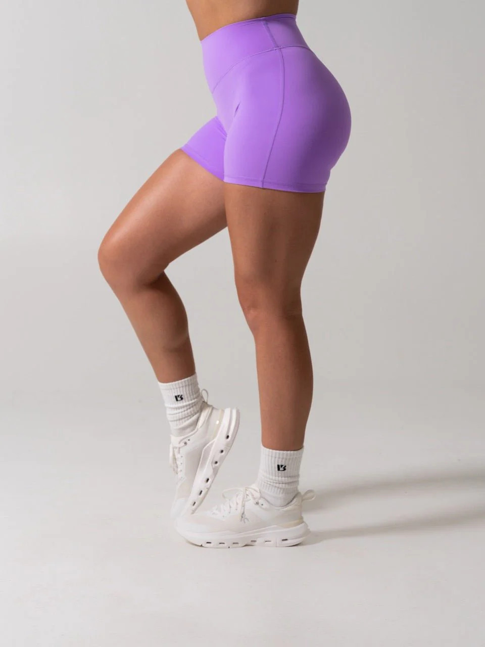 Poshknit Aggressive Scrunch Short 5" - Taffy Purple | Buffbunny Collection
