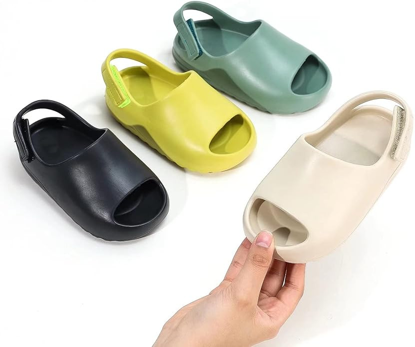 Erhuoxz Toddler Little Kids Slides Sandals, Kid Summer Slip On Slides Sandals,Beach Pool Anti-sli... | Amazon (US)