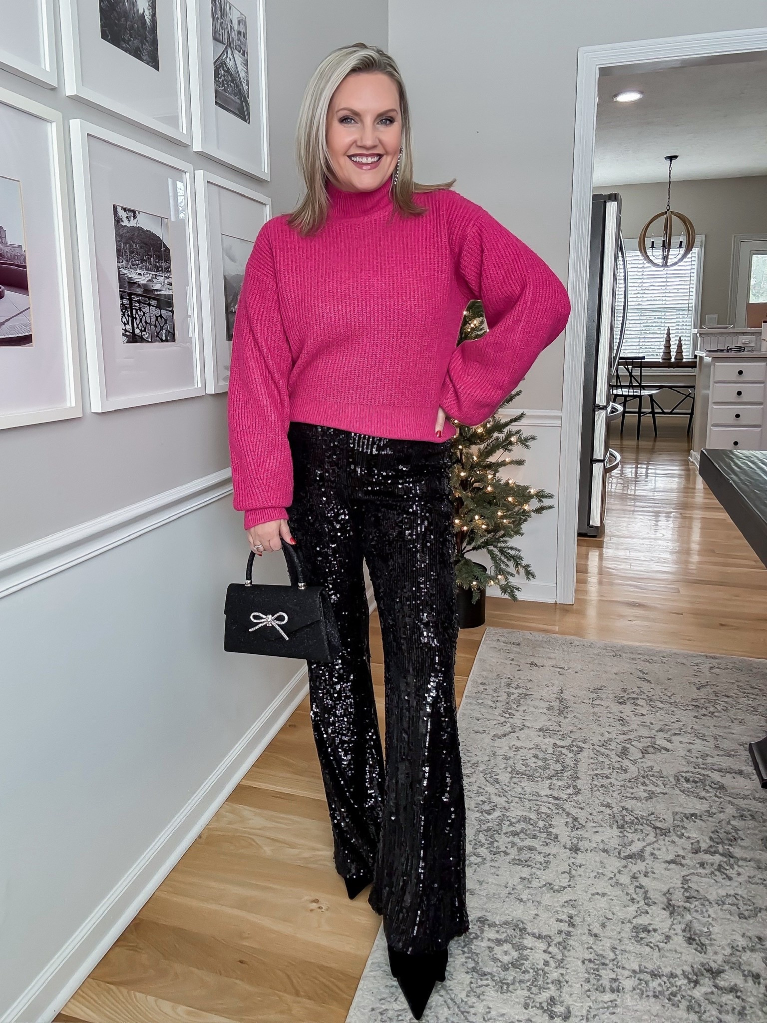Be an absolute show stopper at the holiday party with these sequin pants from Walmart ✨

#LTKFindsUnder50 #LTKHoliday #LTKSeasonal