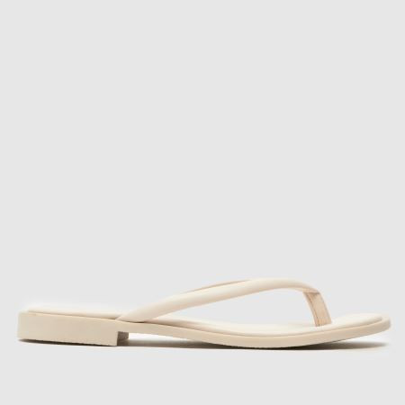 Womens White schuh Tulia Toe Post Sandals | schuh | Schuh