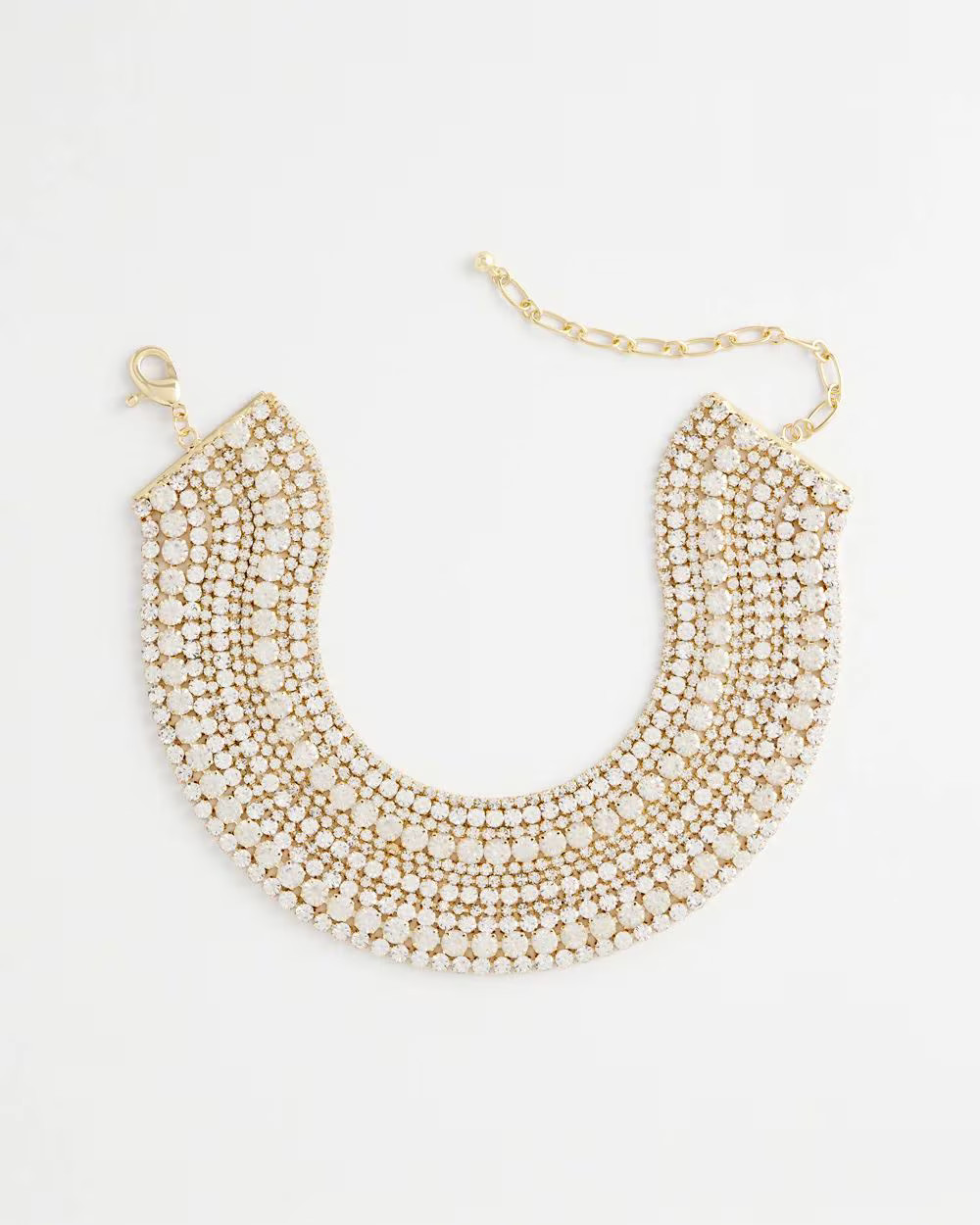 Multistrand Crystal Choker Necklace | Chico's