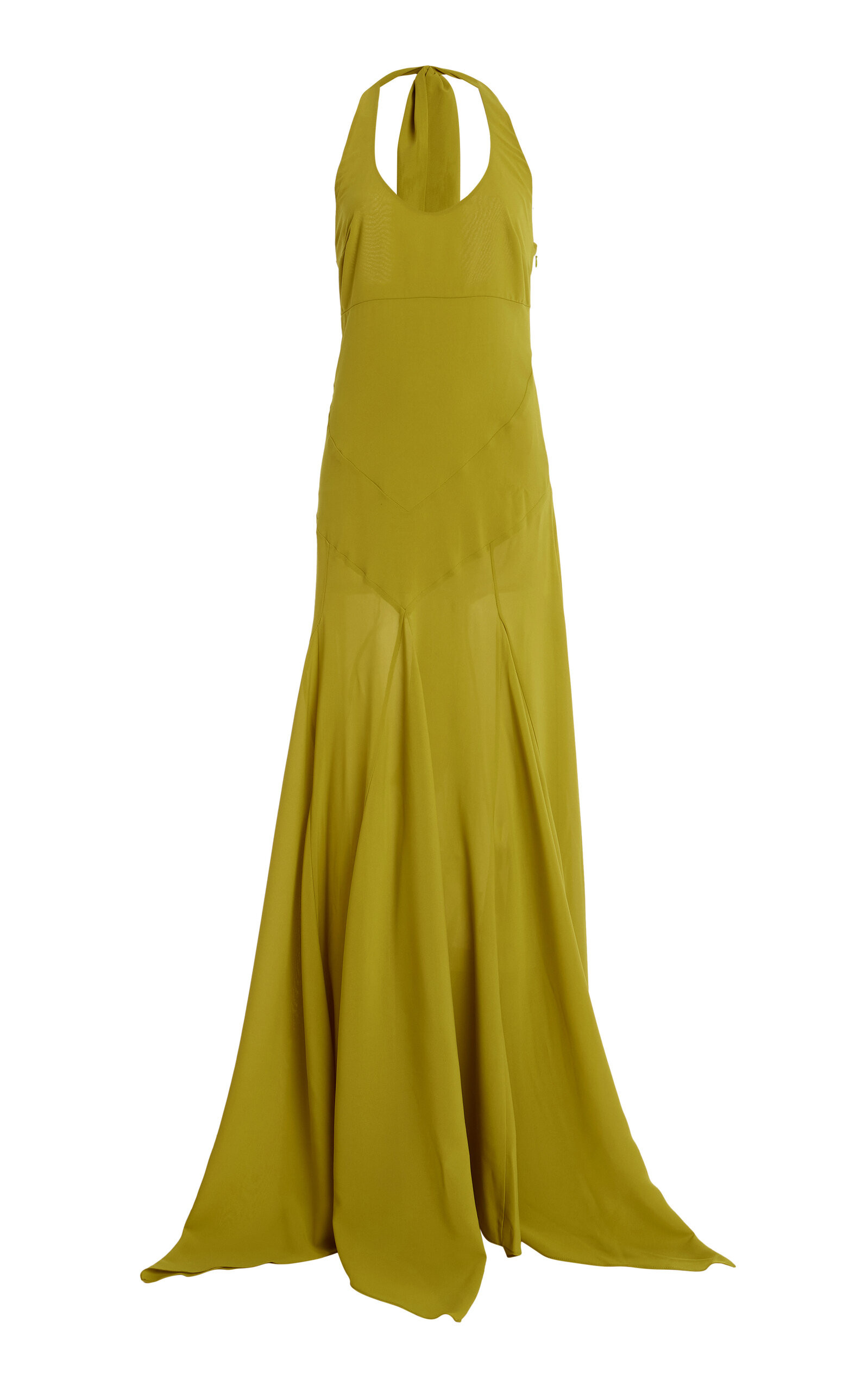 Exclusive Raye Crepe Midi Halter Dress | Moda Operandi (Global)