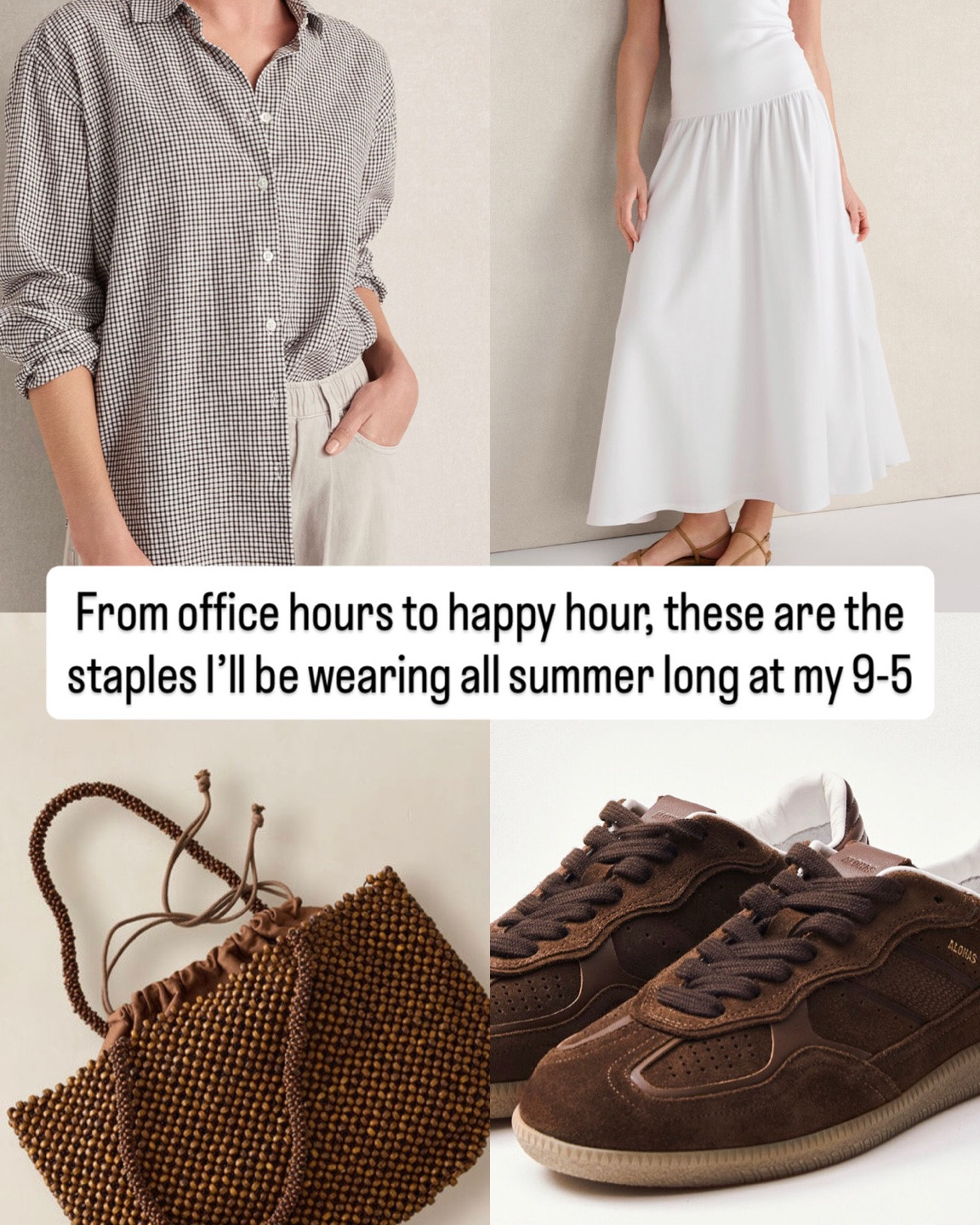 Summertime office uniform - city commuter friendly