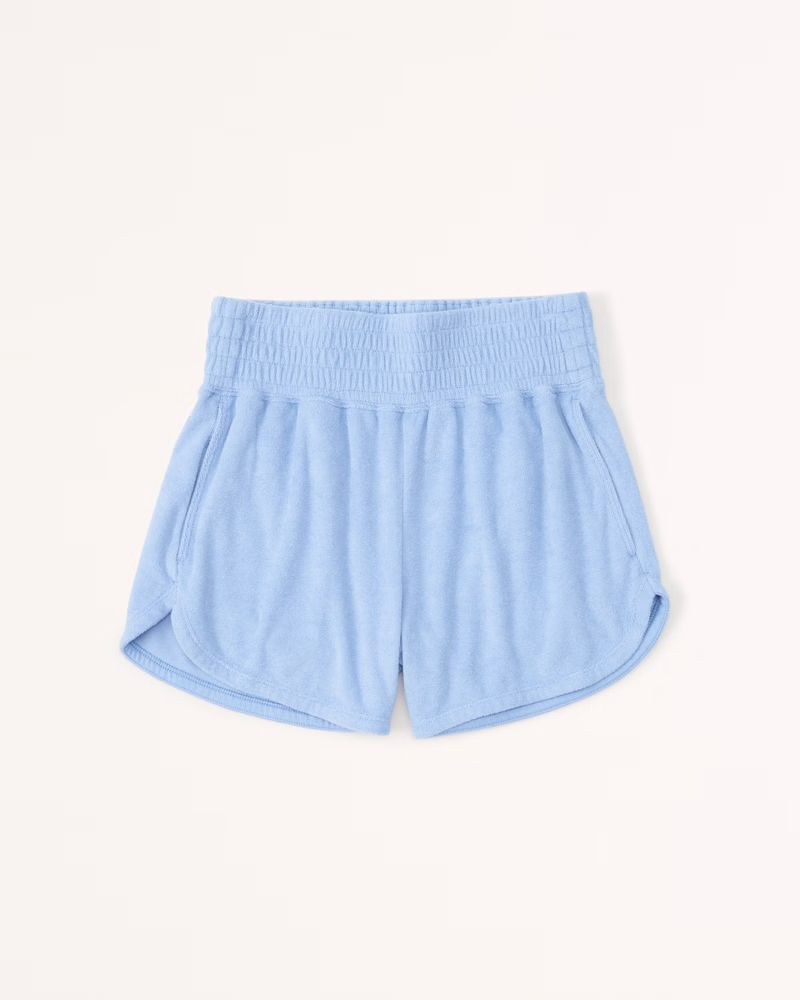 Towel Terry Dolphin-Hem Shorts | Abercrombie & Fitch (US)