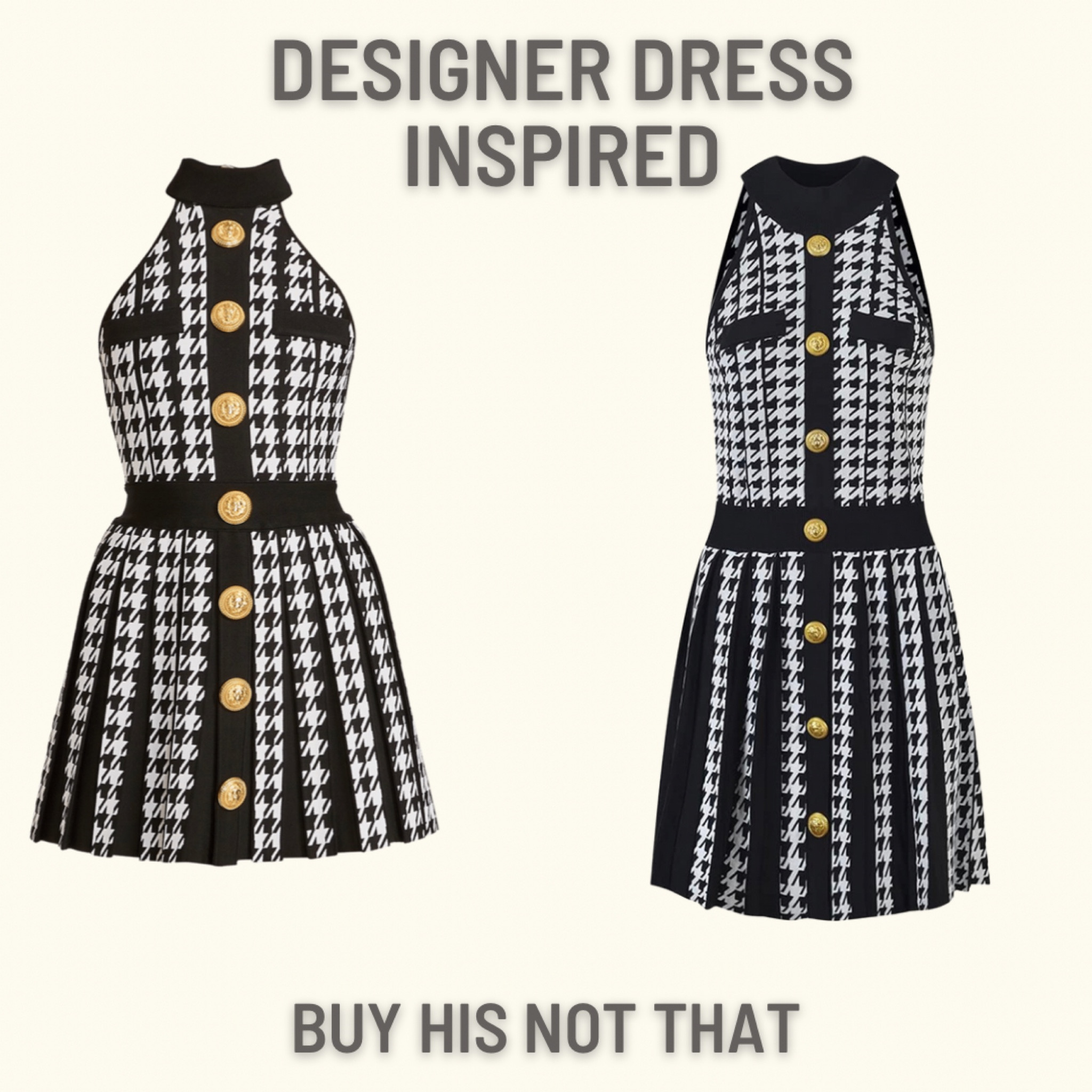 This elegant and sophisticated style houndstooth Balmain dress is my obsession, but I am on the budget. After months of searching a dupe version of this dress, I’ve finally found an affordable version of it. This dupe that I found on Amazon is a lot cheaper and it looks almost identical to the Balmain dress. I think it’s even better because of the length of this dress. It is appropriate for office wear. I can picture myself wearing on my vacation in Paris with black high heels and a red tweed blazer over. It’s just perfect!!!!

#LTKstyletip #LTKworkwear #LTKSeasonal