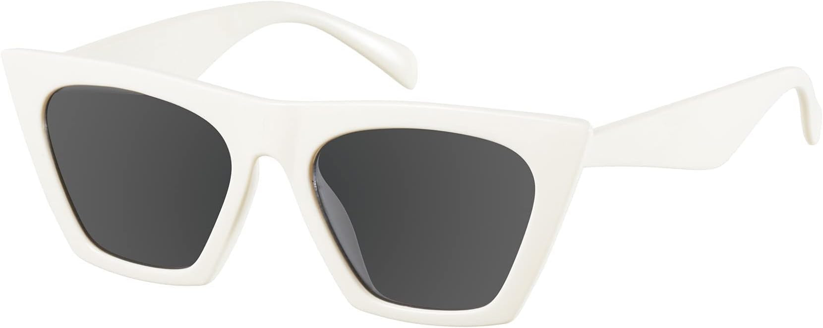 mosanana Cat Eye Sunglasses for Women Trendy Square Cateye Black Retro Cool Vintage Fashion 90s C... | Amazon (CA)