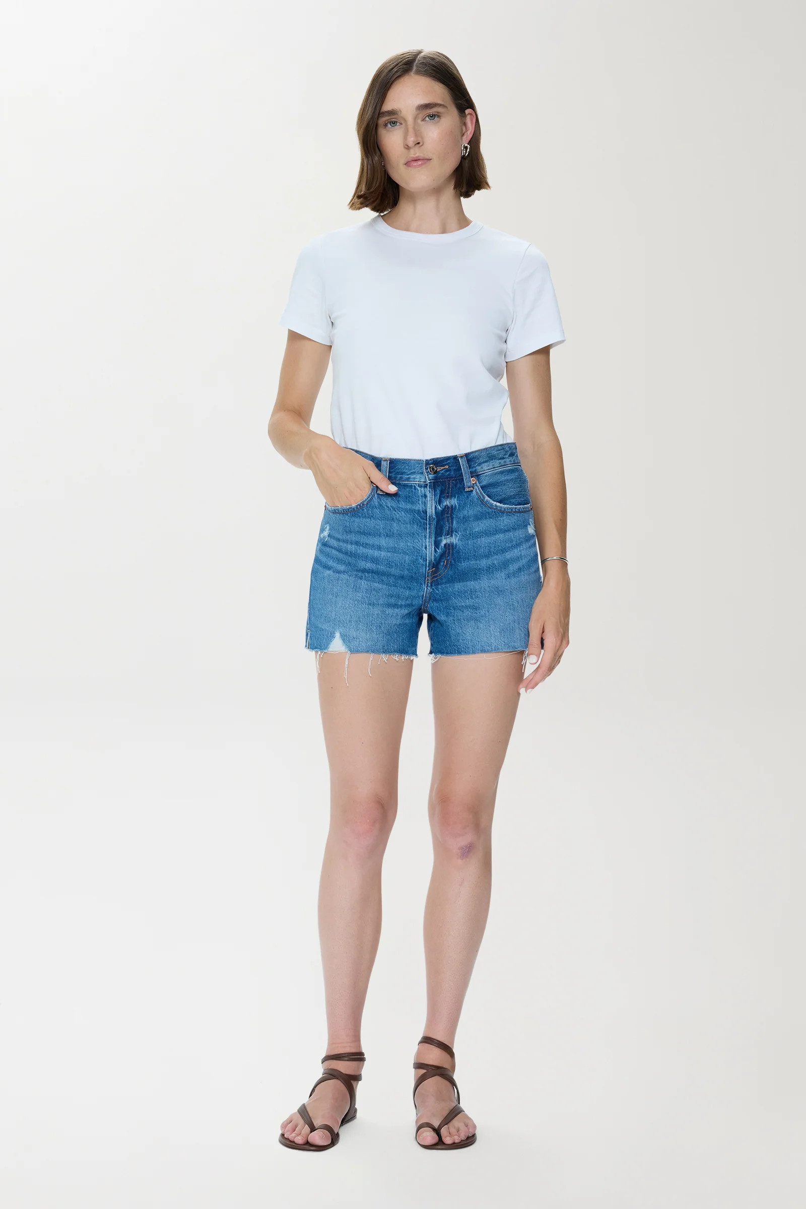 Nova High Rise Cut Off Short - Calling | Pistola Denim