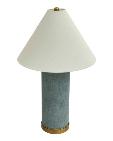 26.5in Linen Wrapped Table Lamp | TJ Maxx