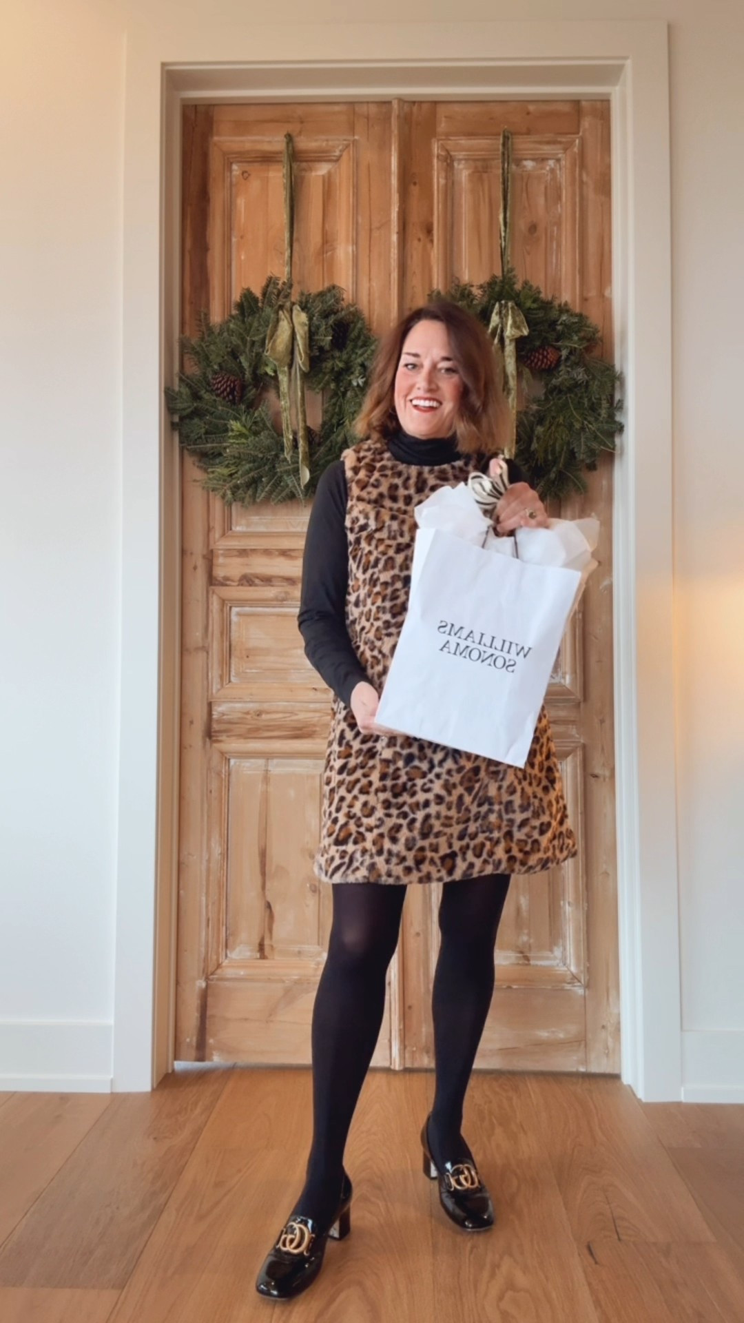 Holiday gift exchange luncheon. Shop my fit! 