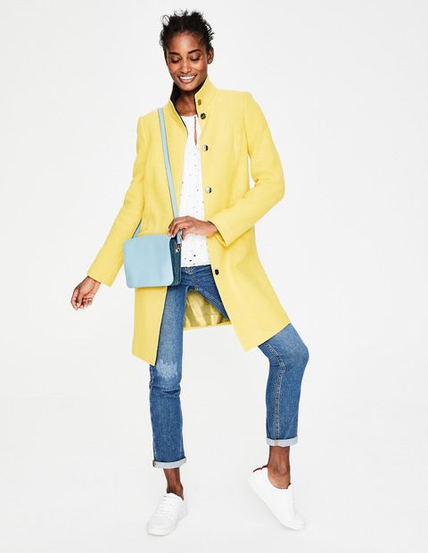 Hengrave Coat English Mustard Women Boden | Boden (US)