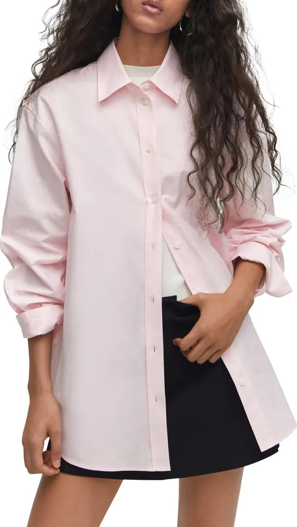 Cotton Poplin Button-Up Shirt | Nordstrom