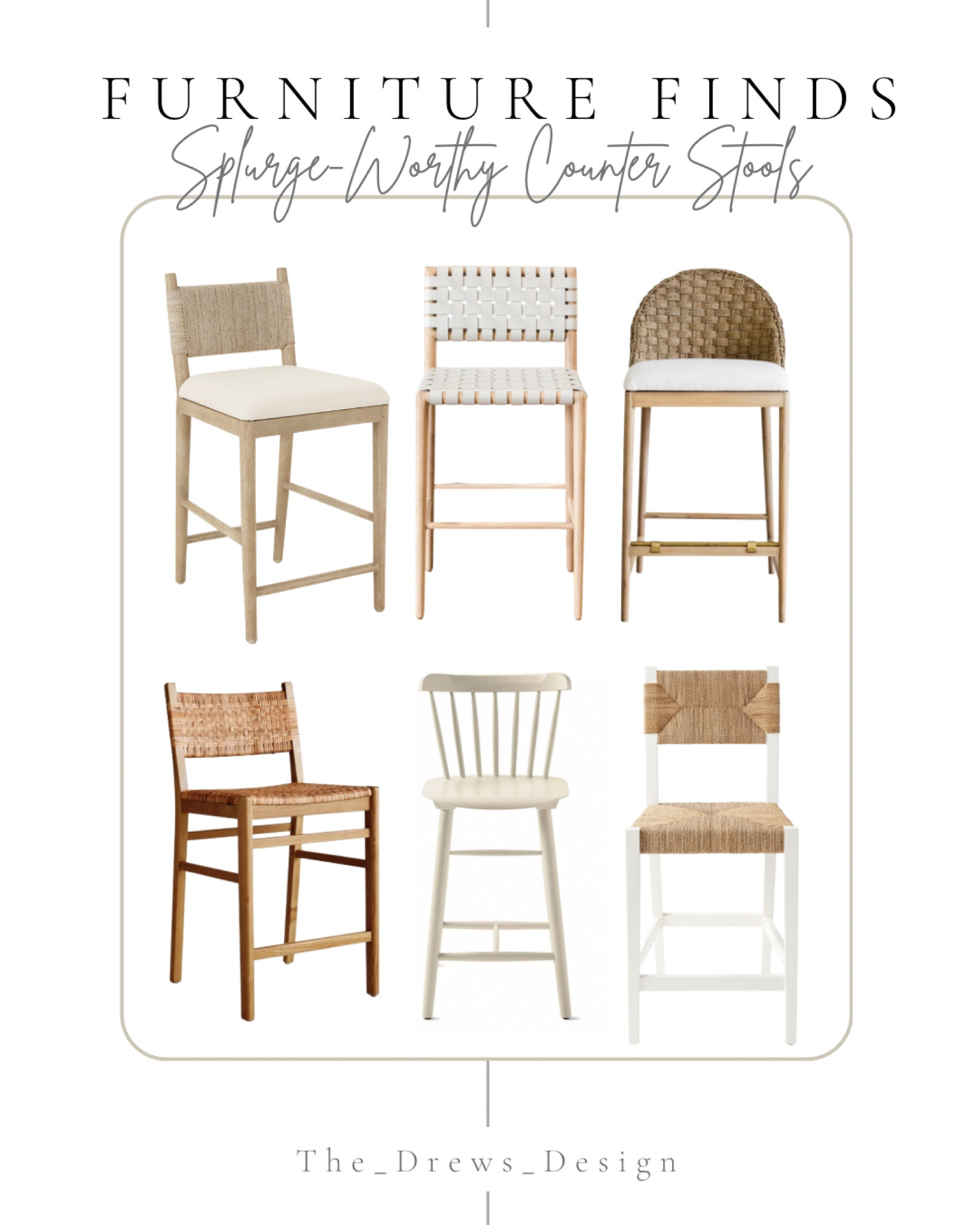 Kitchen Counter stools that are splurge worthy! Woven counter stool, rattan, coastal, tradtitional, Ballard Designs, Serena & Lily, McGee & Co, William Sonoma, kitche island seating 

#LTKsalealert #LTKhome #LTKstyletip