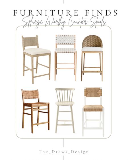 Kitchen Counter stools that are splurge worthy! Woven counter stool, rattan, coastal, tradtitional, Ballard Designs, Serena & Lily, McGee & Co, William Sonoma, kitche island seating 

#LTKsalealert #LTKhome #LTKstyletip