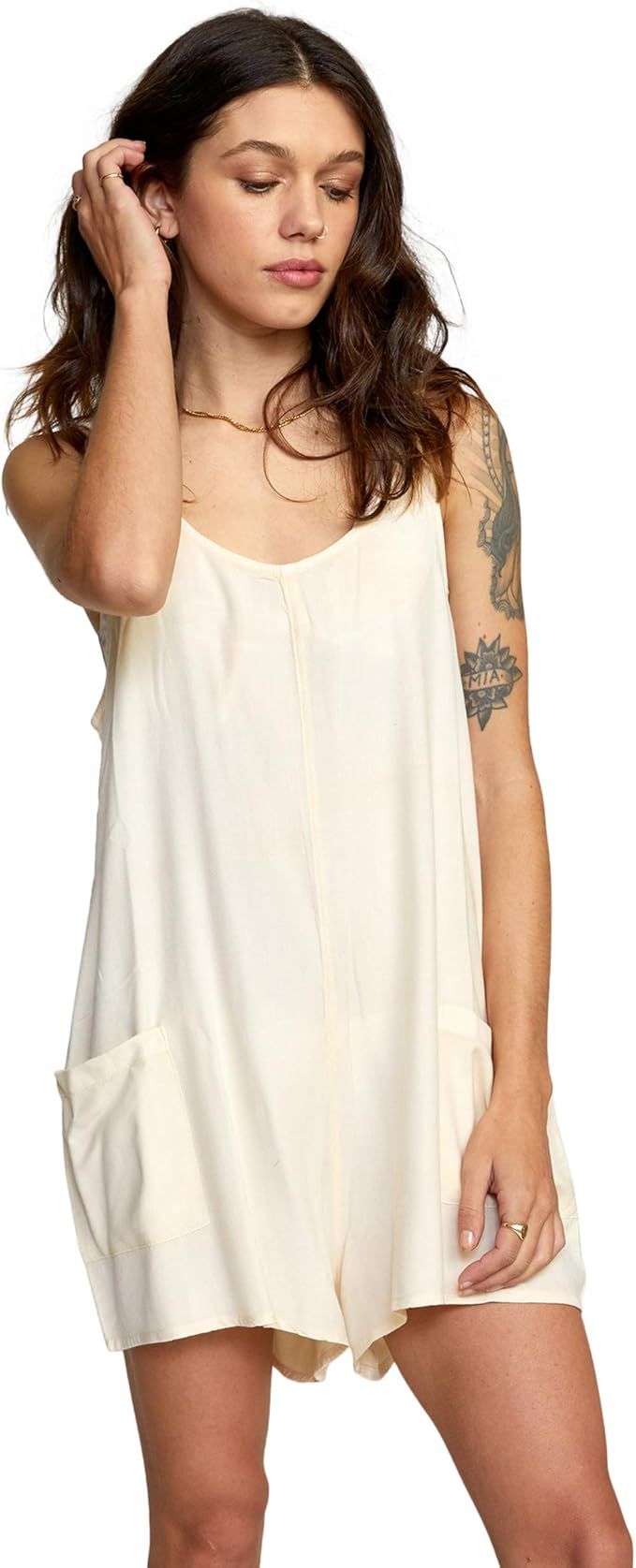 RVCA Women's Standard Marina Romper Coverup | Amazon (US)