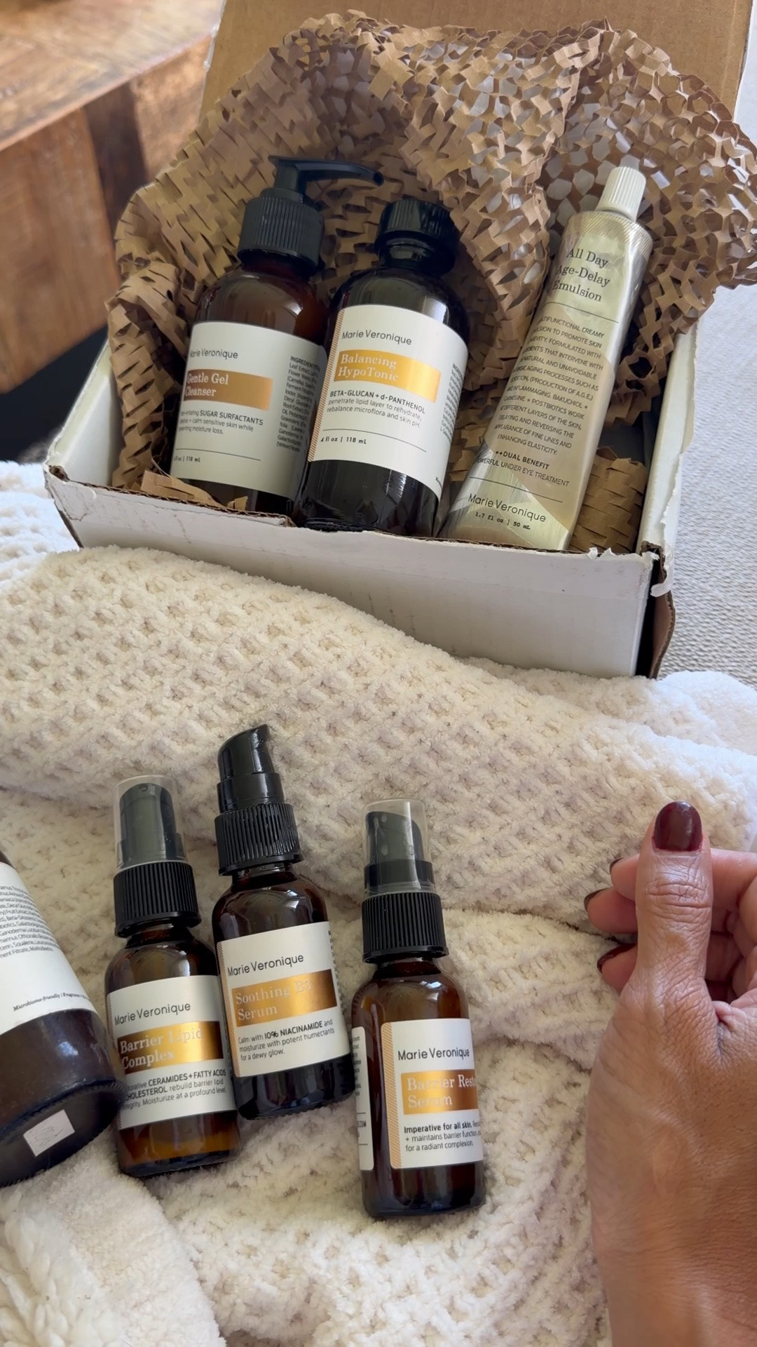 I never linked skin care before because I’m truly cautious. What works for me may not work for you. BUT, this will help someone, I know it, 

1- I have extremely sensitive skin, that even products for sensitive skin make me flare or cause severe dry skin.
2- I have very oily skin but get very dry when I don’t put hydrocortisone in it. It hid started 19 years ago agree giving birth to my 1st child.
3- nothing, absolutely nothing, can calm my skin becatse my skin barrier is RUINED. 
4- after years and years of not having anything fir anti aging, a product I can finally use to combat aging and it doesn’t cause flare up’s. I could cry, I’m sa happy. 


This isn’t an ad, the brand doesn’t know I exist. But I’m here to tell you that if you feel hopeless in your skin’s sensitivity, please try these. They don’t smell good, but they work. 

After 10 years of applying over the counter hydrocortisone to calm my skin, these are the ones that helped. Only ones that helped.

#LTKOver40 #LTKBeauty #LTKmomlife