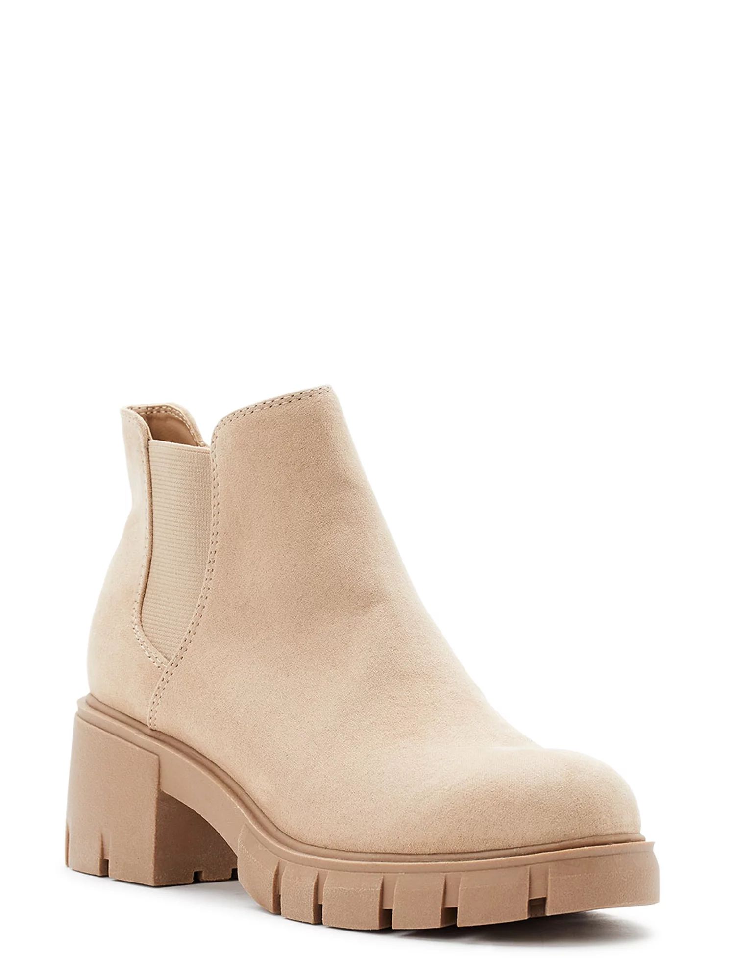 Madden NYC Women's Lug Sole Chelsea Booties - Walmart.com | Walmart (US)