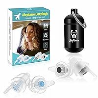 2 Pair Airplane Pressure Relief Earplugs, 100x Reusable Plane Travel Ear Plugs Flying Plugs Prevent  | Amazon (US)