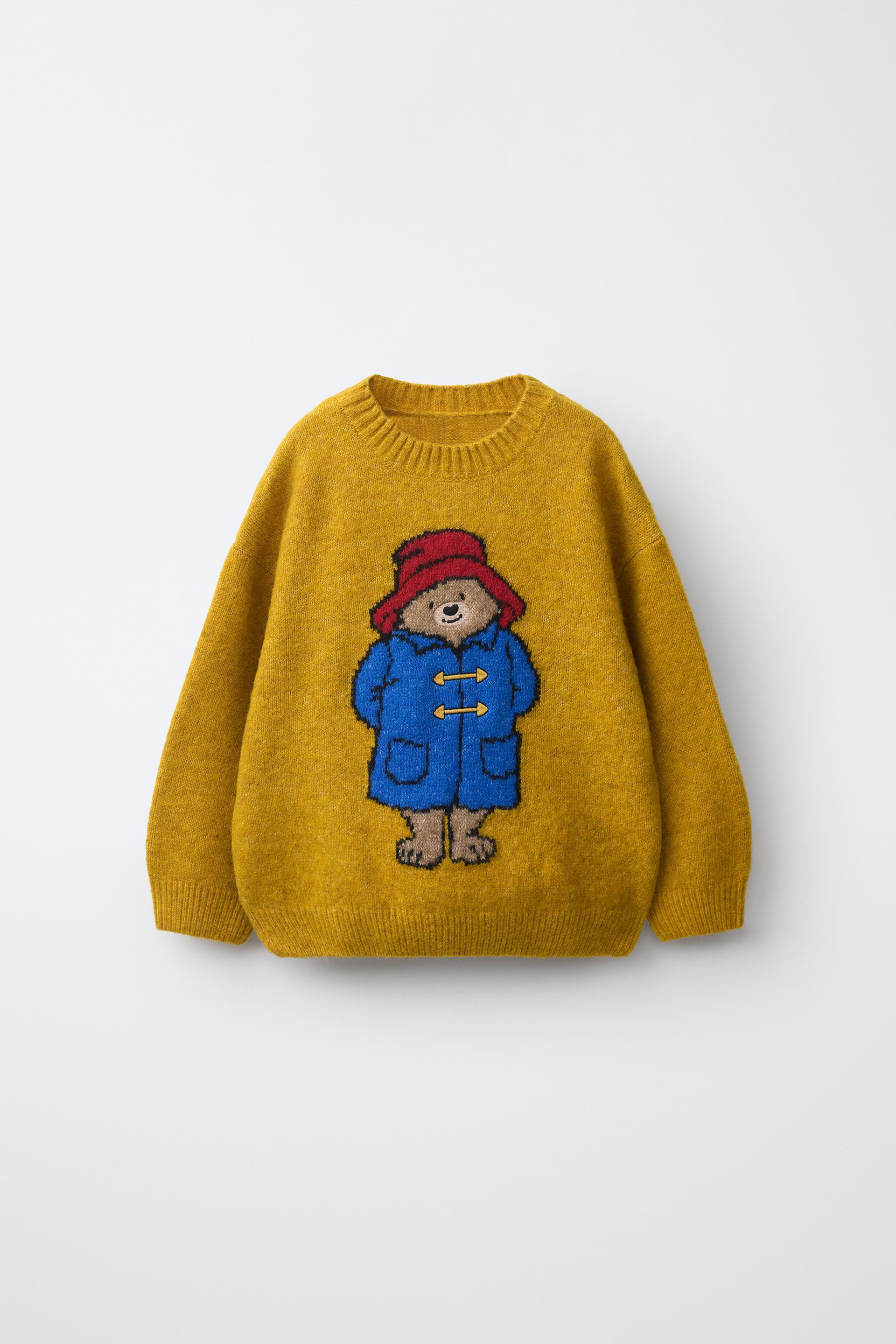 Zara - Jacquard Knit Sweater - Kids - Brown-Blue - Kids | Zara US