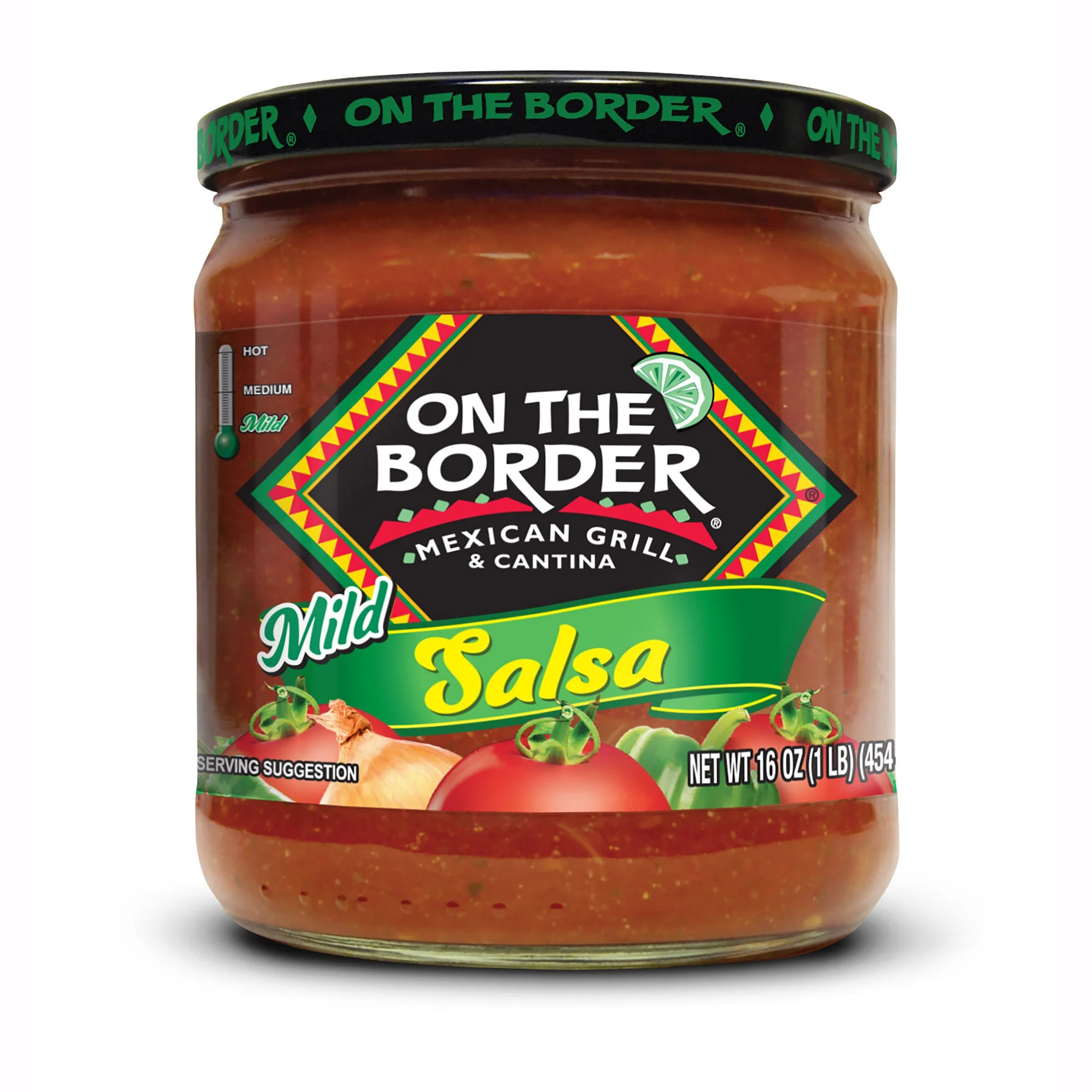 On The Border Mild Salsa, Gluten-Free, 16 oz Jar | Walmart (US)