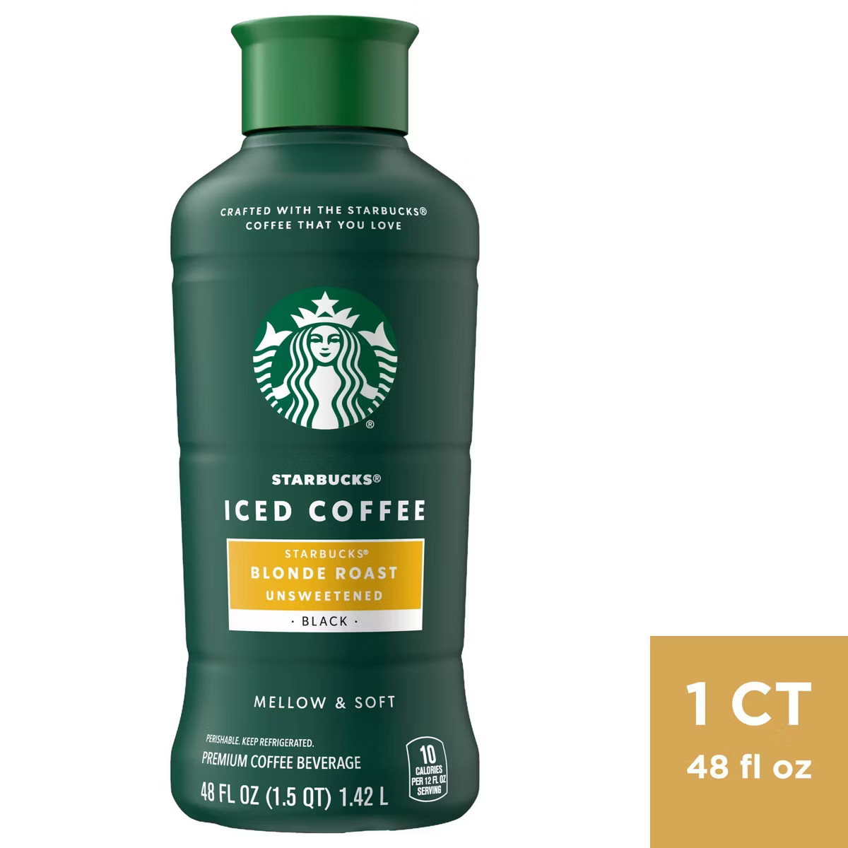 Starbucks Unsweetened Blonde Roast Iced Coffee - 48 fl oz | Target