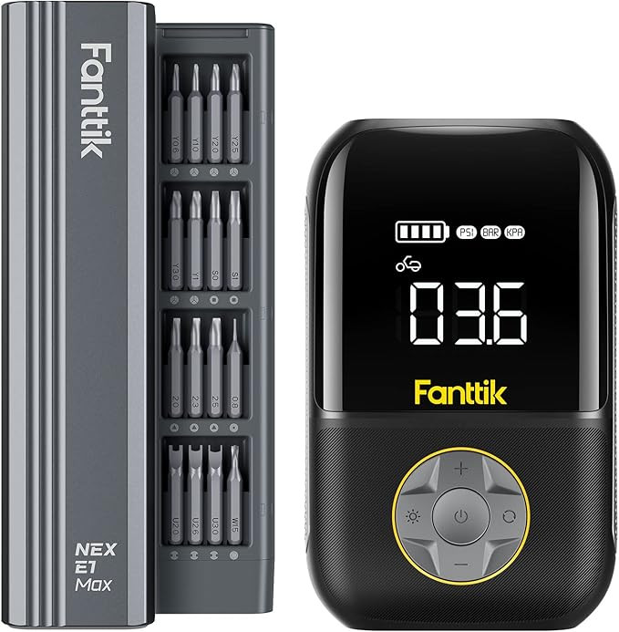 Fanttik E1 MAX Mini Electric Screwdriver & X8 Portable Tire Inflator | Amazon (US)