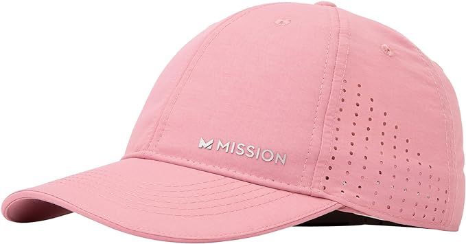 MISSION Cooling Vented Performance Hat - Unisex Baseball Cap for Men & Women | Amazon (US)